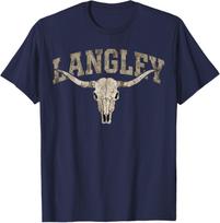 Retro Classic Langley Vintage Gift for Men Women T-Shirt S įvairiaspalvis