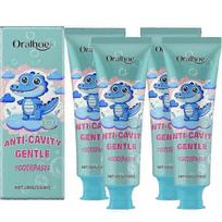 Kids Fluoride-Free Toothpaste with Nano Hydroxyapatite - Bubblegum Berry Flavor - Gentle Remineralizing Formula for Children's Teeth 1pc