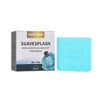 Men's Acne Control Cologne Soap with Aloe Vera & Olive Oil  Deep Cleansing, Oil-Free, Pore Purifying, Suitable for All Skin Types, 100g