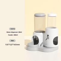 2 In 1 Hamster Automatic Feeder Water Dispenser Set For Small Pets Guinea Pig Gerbil Cage Accessories Small Pets Supplies