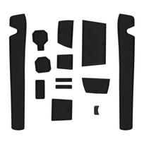 Anti-slip Slot Pad for Dacia Duster 3 2024 2025 Car Door Groove Mat Auto Interior Trim Dacia Duster3 Accessories juoda