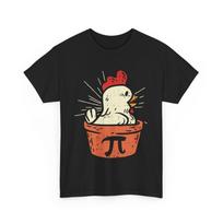 Pi Day T-shirt, Pi Math Lovers Mathematician 3.14 Chicken Pot Funny Shirt S įvairiaspalvis