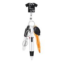 Accessories Retractable Nurse Pen Pack Portable Keychain Nurse Badge Clip Lanyard Nurse Badge Set