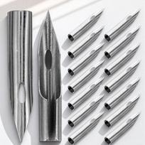 30Pcs Calligraphy Pen Nibs Fountain Pen Replacement Nibs Smooth Writing Practice Students Drawing Tools China Mainland