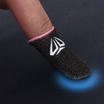 Game Accessories Breathable Gamer Fingertips Sleeve Sweatproof Gaming Finger Cover Fingertip Gloves Finger Sleeve Thumb Gloves rožinė