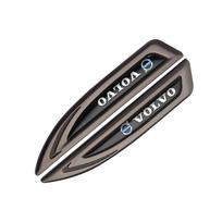 2 vnt. Peilio ženklelio dekoravimo lipdukas Ženklinimas Automobilio emblema Kėbulo apdailos priedai „Volvo RDESIGN“ XC60 XC90 V40 V50 V60 S40 S60 S80 S90 gray