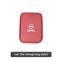 Car Center Console Armrest Box Protector Pad Storage Box Cover Pad For Opel Astra OPC Insignia DX Corsa Mokka Zafira Vectra raudona