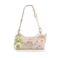 COACH shoulder bag [Customized bag] Teri 24 classic presbyopic Logo zipper closure, pendant, scarf, bow, printing Bamboo Tingfeng Basic Model balta