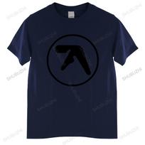 Tshirt men Oneck hot sale Aphex Twin Vintage Logo White TShirt male cotton teeshirt bigger size summer fashion top tees S