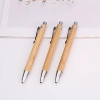 10Pcs Bamboo Ballpoint Pen Stylus Contact Pen Office & School Supplies Pens & Writing Supplies Gifts-Black Ink