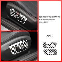 For Mini Cooper S F65 F66 F67 U25 Countryman 2024 2025 ABS Interior Car Seat Adjustment Button Panel Frame Trim Cover Stickers