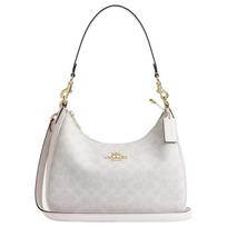 COACH shoulder bag Teri 29 brand logo removable handle strap, artificial leather with recycled leather, half-moon bag, hand-held crossbody bag, large balta