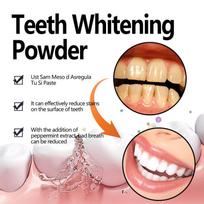 EELHOE teeth whitening powder oral cleaning and care improves teeth yellowing and stains, freshens breath one size