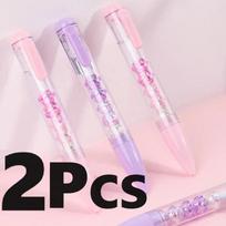 New 2Pcs/Set Luck Cat Paw Kawaii Cartoon Black ink Gel Pen Student Stationery School Office Supplies Kids Birthday Gift