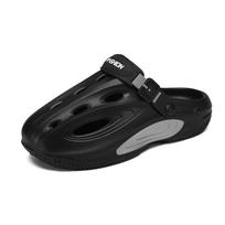 Men'S Summer Outer Wear Non-Slip Anti-Odor Toe-Cap Slippers Outdoor Sports Beach Sandals 38-39
