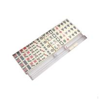 Mini Mahjong Set Tiles Game Indoor Entertainment Accessories Portable Activity Games Toys Table