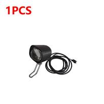 1-3PCS Electric Bike Horn Headlight Scooter Ebike E Bike LED Front Light 36V-60V Waterproof Motorcycle Front Lamp Accessories