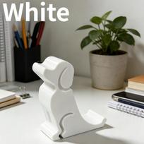 1pc 3D Cute Dog Phone Holder | PLA Material, Ideal for Office Desk, Bedroom, Living Room. phone holder,Two colors to choose from balta