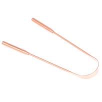 1Pc Copper Tongue Scraper Cleaner Oral Hygiene Tool Fresh Breath Dental Care for Men Women