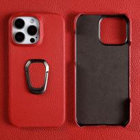 Handmade Genuine Leather Case For For Iphone 16 Pro Max 1pro 14 13 12 11 X XR Phone Cover Housing Protective Shell Stand Holder Genuine Leather&iPhone Air
