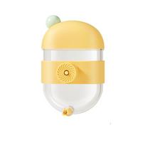Leak-proof Parrot Water Dispenser Large Capacity Anti-Splash Automatic Water Feeder No Drip Detachable Bird Drinking Cup geltona