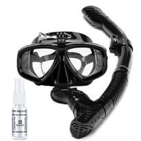 Myopia Diving Mask with Camera mount Snorkels  Set myopic lenses  Anti-Fog adult Diving Swimming Easy Breath Tube  Snorkel Mask