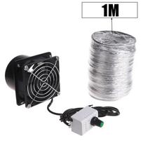 For Adjustable Speed Solder Smoke Absorber Fume Extractor Fan with 1M Pipe USB Exhaust Duct Pipe Fan