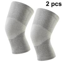 2pcs Breathable Knee Support Sleeve for Men And Women, Unisex Warm And Compression Knee Brace for Women And Men S šviesiai pilka spalva