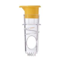 Portable Juice Extractor Lemon Squeezer Lightweight Juices Washable Manual Juices Reamer Tools Built in Filter for Lemon Orange geltona