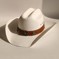 Cowboy Straw hat Men Stiff women wide Brim Pasture straw hat cowboy solid Outdoor summer Sun hat Jazz  sombrero vaquero M55-58cm