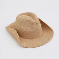 Natural Raffias Retro Western Cowboy Hats Men Women European American British Style Beach Jazz Top Sun Hat Panama Straw Hats 55-58cm