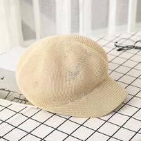 2019 new Womens Mens Unisex Beret Hat Baker Newsboy Visor Cap Ivy Cabbie Straw Sun Protection Beach Ladies Fashion Breathable 56-58cm