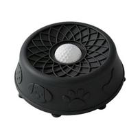 Pet Lick Bowl for Liquid Treat Slow Feeder Dog Bowl with Rolling Ball juoda