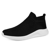 Slip-On vyriški batai Nauji lengvi vaikščiojimo laisvalaikio batai vyrams Kvėpuojantys unisex vyriški moteriški batai juodi 35-45 dydis 35 balta