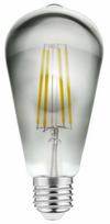 Lemputė GTV Filament LED, ST64, 2700 °K, E27, 6 W, 500 lm