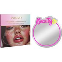 innoGIO Vibes Beauty GIO-759BY kosmetinis veidrodėlis su LED foniniu apšvietimu 32,5 cm x 34cm x 1cm 1 vnt.