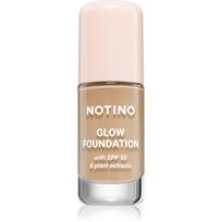 Notino Glow Foundation With SPF 50 & Plant Extracts švytėjimo suteikiantis makiažo pagrindas SPF 50 02 Light Medium Warm 30 ml