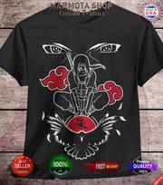 Itachi Uchiha Marškinėlis Naruto Shippuden Sasuke Anime Unisex Marškinėlis Visų Dydžių M