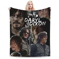 Drama The Walking Dead Series Blanket Quality Warm Soft  Throw Blanket Winter Boy Girl Living Room Comfortable Bedspread 30x40in