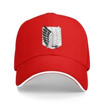 Unisex Baseball Hats Attack On Titan Anime Logo Outdoor Streetwear Summer Sports Baseball Caps Hip Hop Cap Casquette Hats One Size