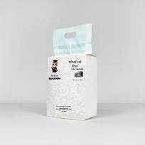 Boca Cat Deodorizing Tofu & Bentonite Litter - Cherry Blossom/White Tea Scent, 2.5kg, Dust-Free