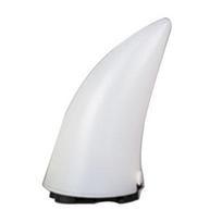 1vnt motociklo USB įkraunamas šalmas Glow Ox Horn Decor galvos apdangalo priedas balta