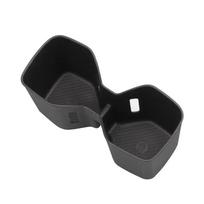 For Kia Ev9 2025 2025 Tpe Armrest Rear Water Cup Holder Box Organizer Car Accessories Interior Black Tray Storage P0n8