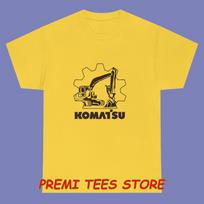 Komatsu ekskavatoriaus vyriškas geltonas Dydis S-3XL 3XL