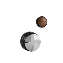 MHW-3BOMBER CD Series Coffee Grinder, Four-Rotor Tamper, Italian Espresso Tamper, Wooden Lid, Black, 58mm, for Home Use juoda