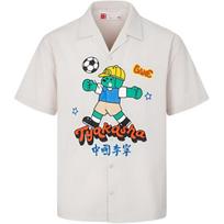 Li Ning Letter Print Soft Simple Versatile Short Sleeve Shirt Unisex shirts ASHW107-4 S