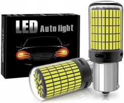 Żarówka P21W Ba15S 144 Diody Led Smd Do Światła Cofania Wsteczny Biała 2Szt