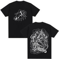Anime Jojo Bizarre Adventure Weather Report Tshirts 2026 Summer New Unisexs Womens Fashion Casual Cotton Oversized Y2K Tshirt M