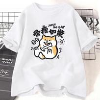Shiba Inu Dog Graphic T Shirts Womens Clothing Funny Women Cartoon Tshirt Summer Short Sleeve Tshirt Streetwear Women Clothing S