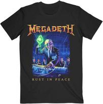 Megadeth Rust in Peace dainų sąrašo marškinėliai Oficialūs L įvairiaspalvis